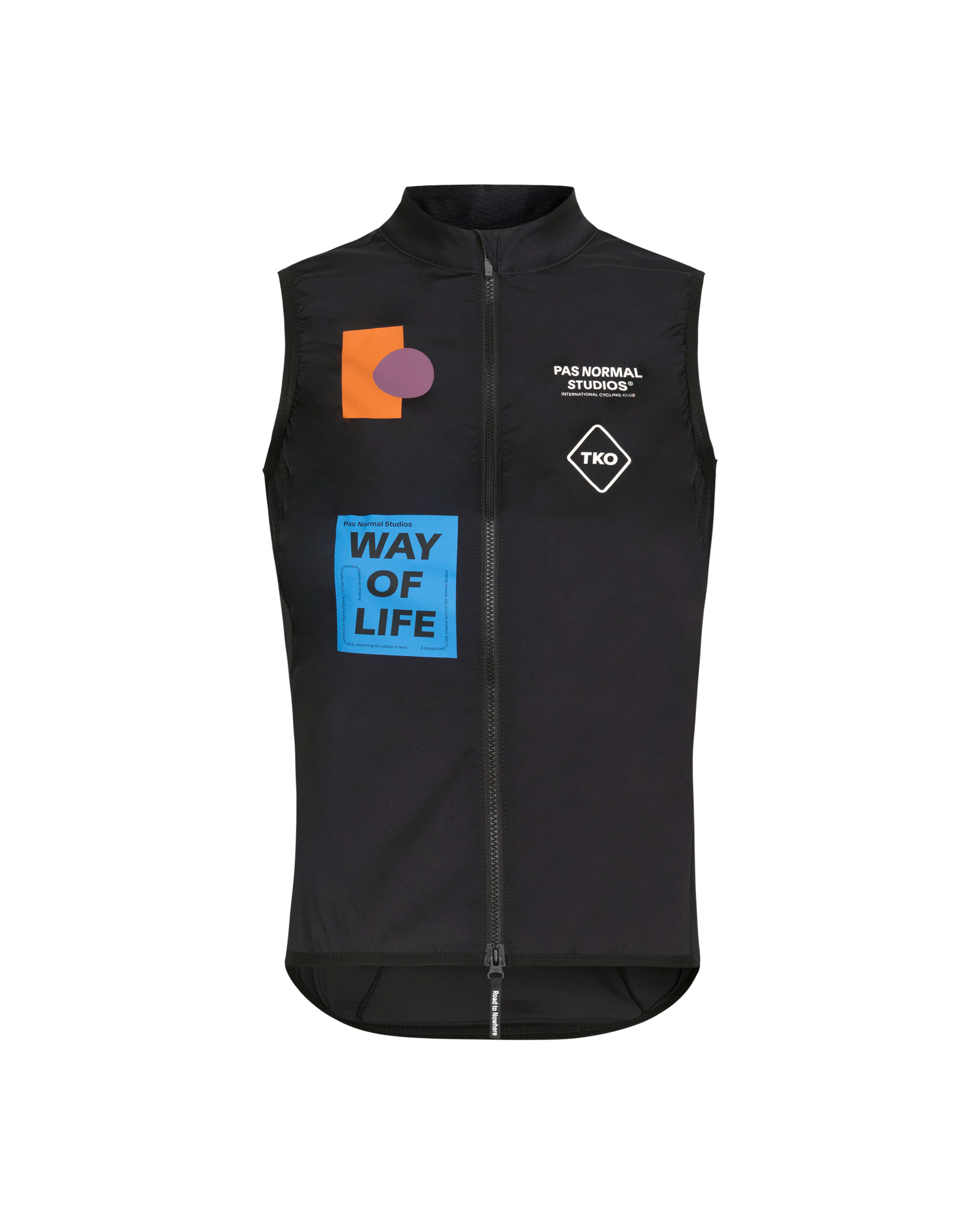 T.K.O. Mechanism Stow Away Gilet - black